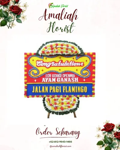 Bunga Papan Congratulation di Tamanan
